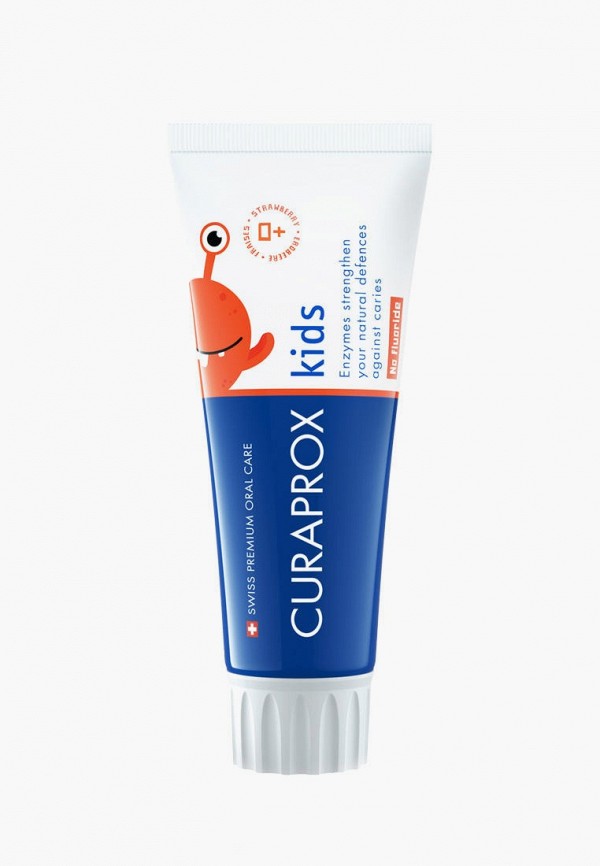 

Зубная паста Curaprox, Прозрачный, о вкусом клубники