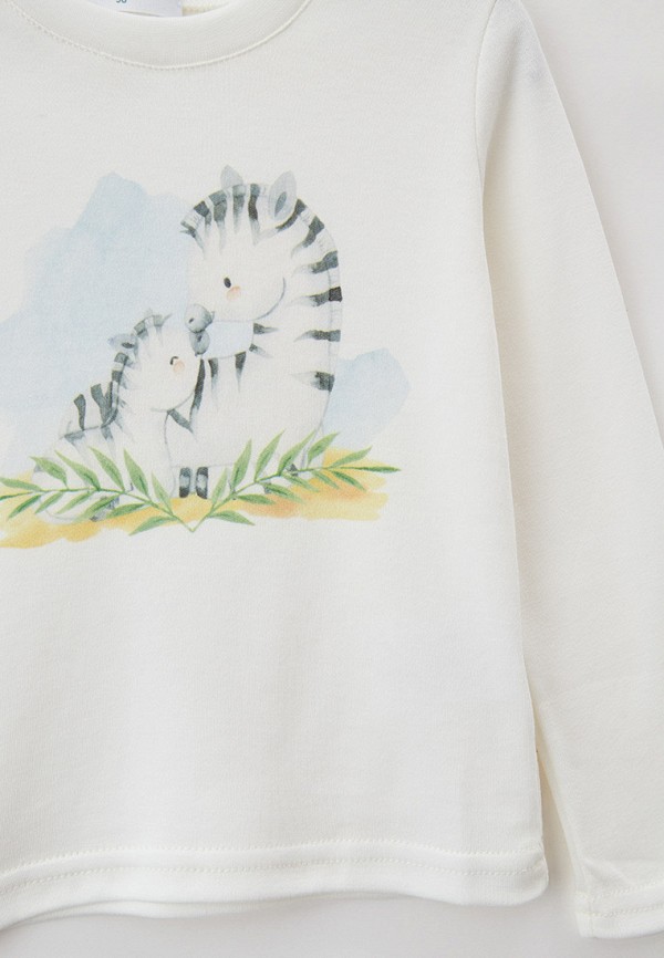 Лонгслив Ete Children белый, размер 92, фото 3