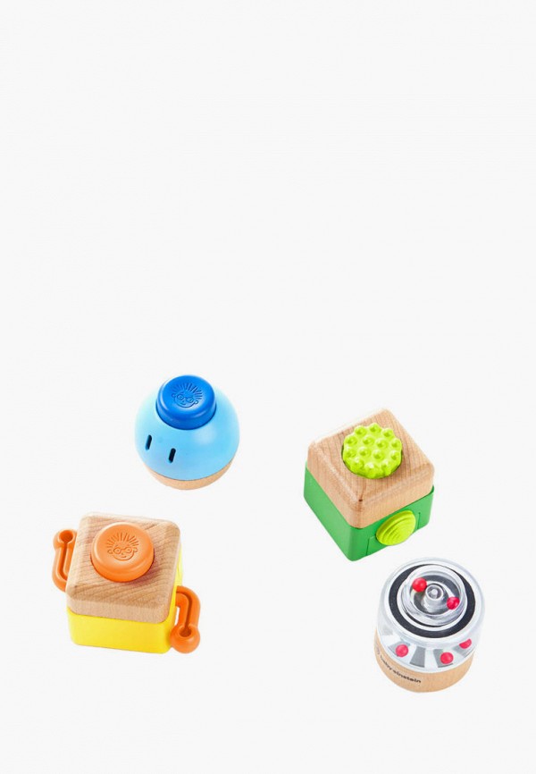 Набор игровой Hape Развивающая игрушка для новорожденных 4 навыка (слух, зрение, тактильность, моторика)