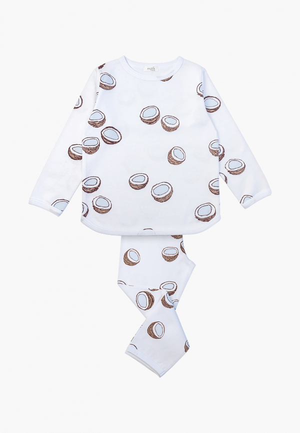 Пижама для мальчика Mjolk цвет белый  Фото 4