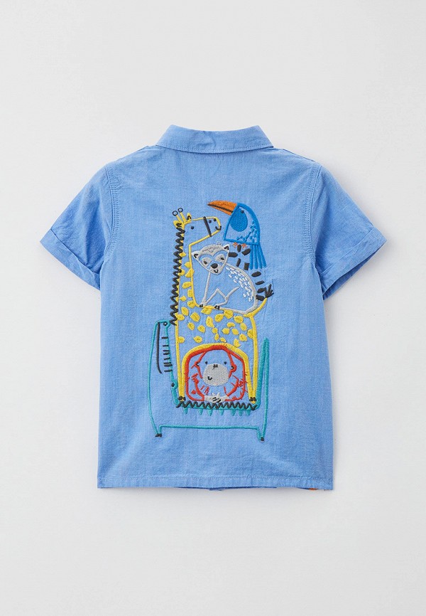 Рубашка для девочки Mothercare цвет голубой  Фото 2