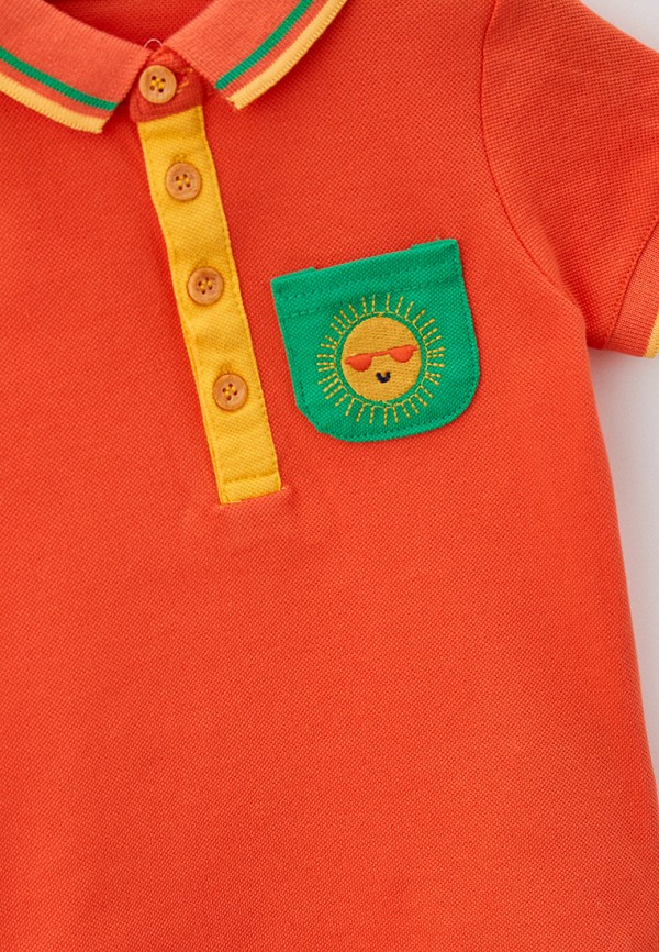 Поло для мальчика Mothercare цвет оранжевый  Фото 3