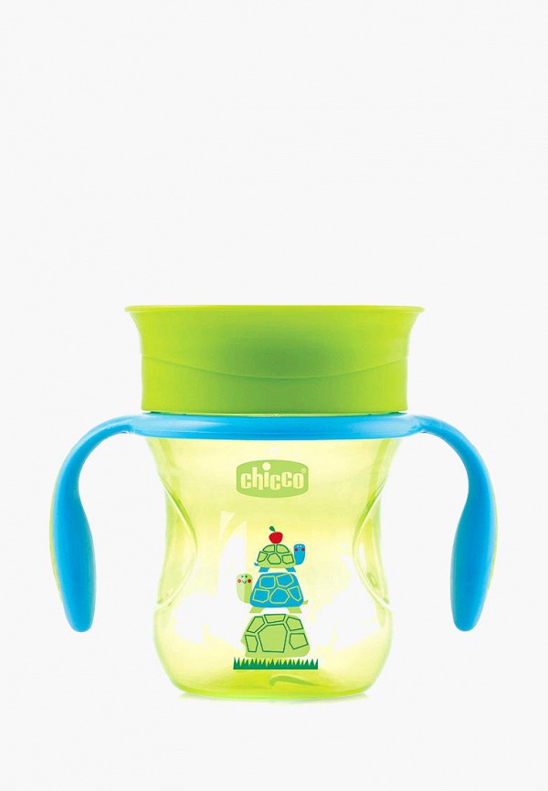 

Бутылочка для кормления Chicco, Зеленый, Perfect Cup, 200 мл