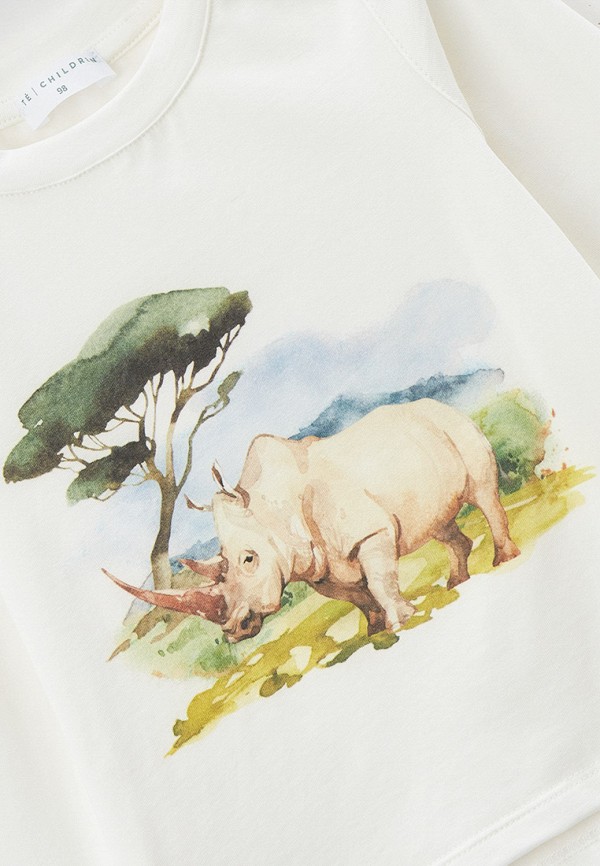 Лонгслив Ete Children белый, размер 134, фото 3