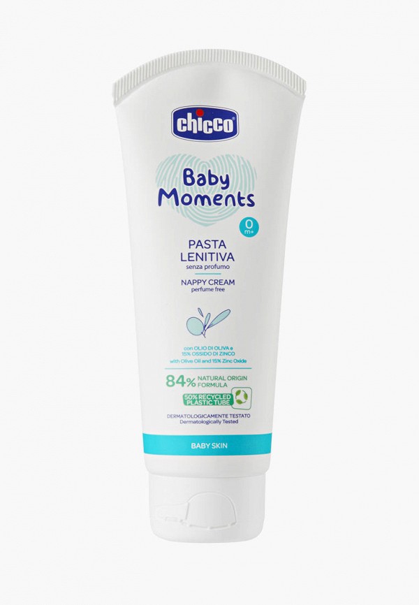 

Крем под подгузник Chicco, Белый, "Baby moments", 100 мл