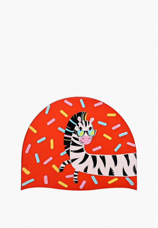 

Шапочка для плавания MadWave, Красный, ZEBRA