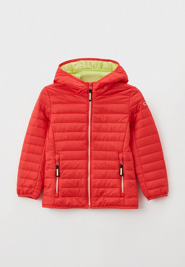 Куртка для девочки утепленная CMP цвет красный 