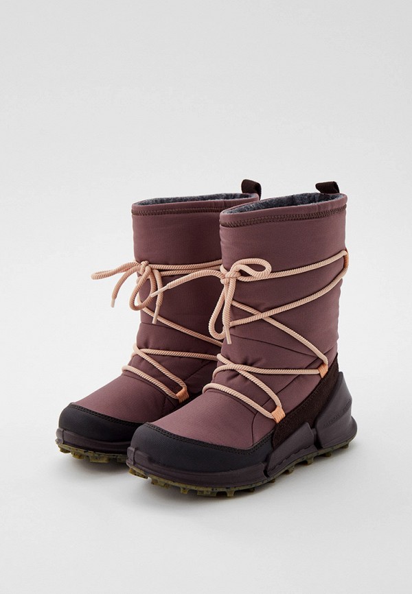 Дутики Ecco коричневый, размер 32, фото 3