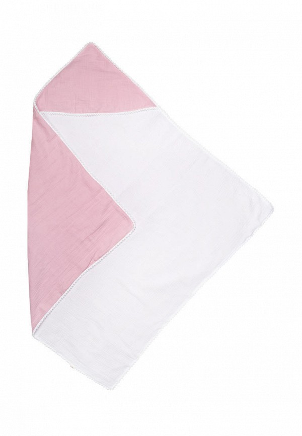 

Полотенце Bellehome, Розовый, детское муслин Candy Pink, 90х90