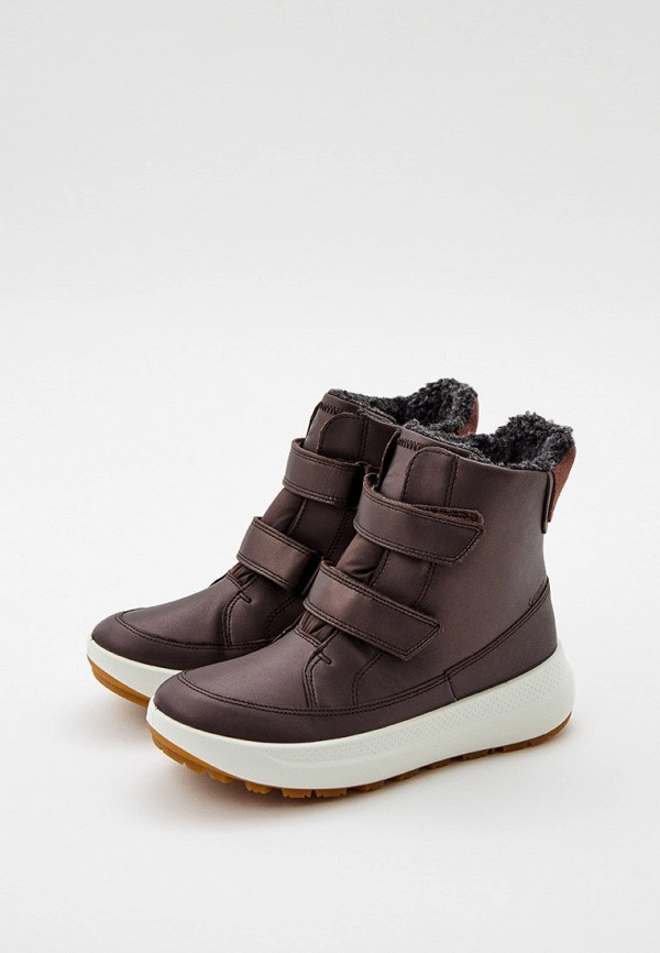 Ботинки Ecco коричневый, размер 31, фото 3