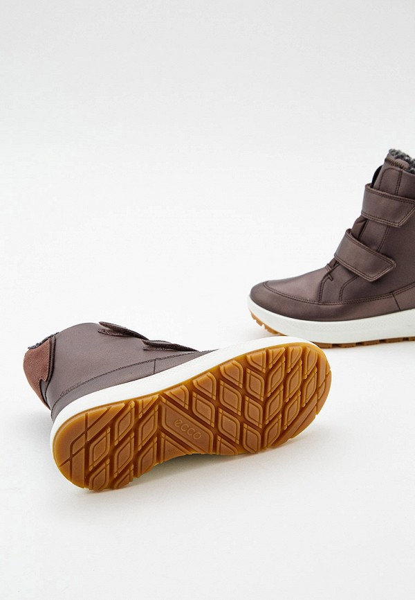 Ботинки для девочки Ecco цвет коричневый  Фото 5