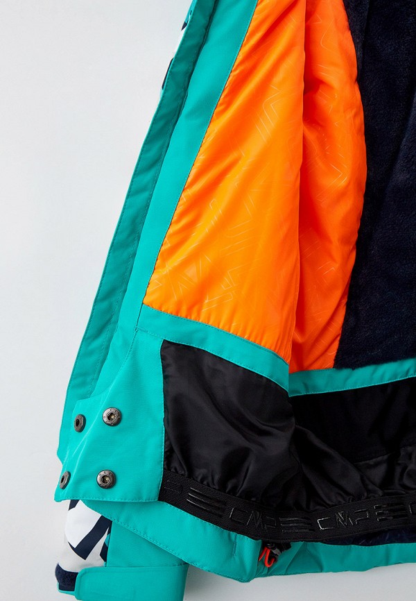 Куртка для девочки утепленная CMP цвет бирюзовый  Фото 5