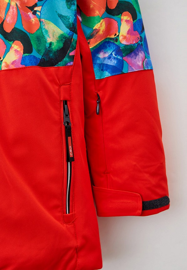 Куртка для мальчика горнолыжная CMP цвет красный  Фото 3
