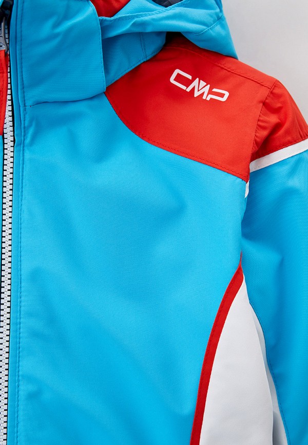 Куртка для мальчика горнолыжная CMP цвет голубой  Фото 4
