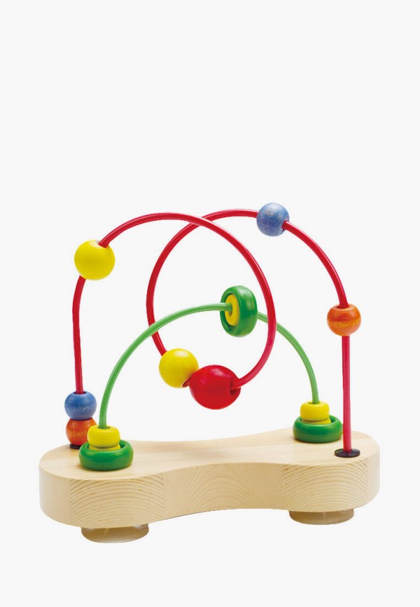 Игрушка Hape детский деревянный лабиринт Цветные шарики