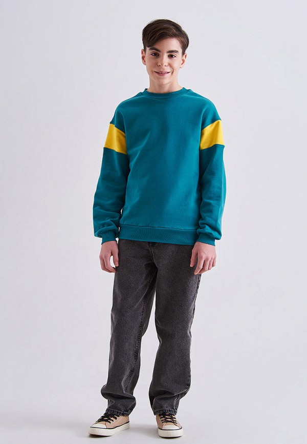 Свитшот Smena бирюзовый, размер 122, фото 6