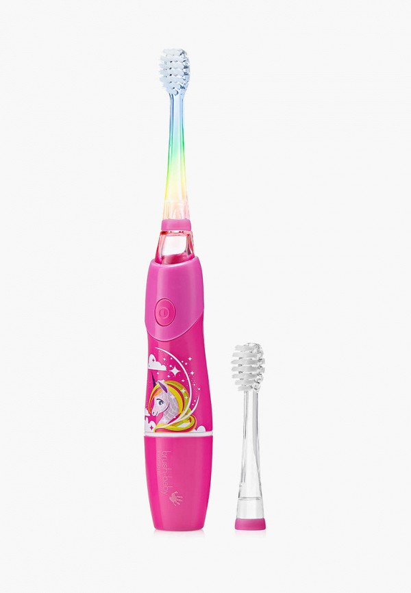 Электрическая зубная щетка Brush-Baby розовый, размер 00, фото 2