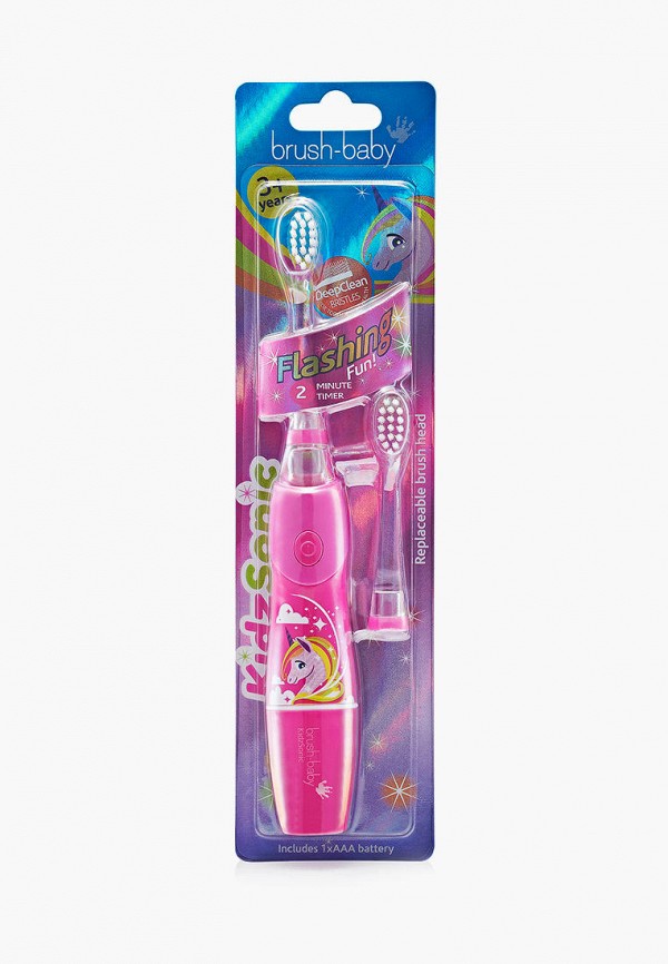 Электрическая зубная щетка Brush-Baby розовый, размер 00, фото 3