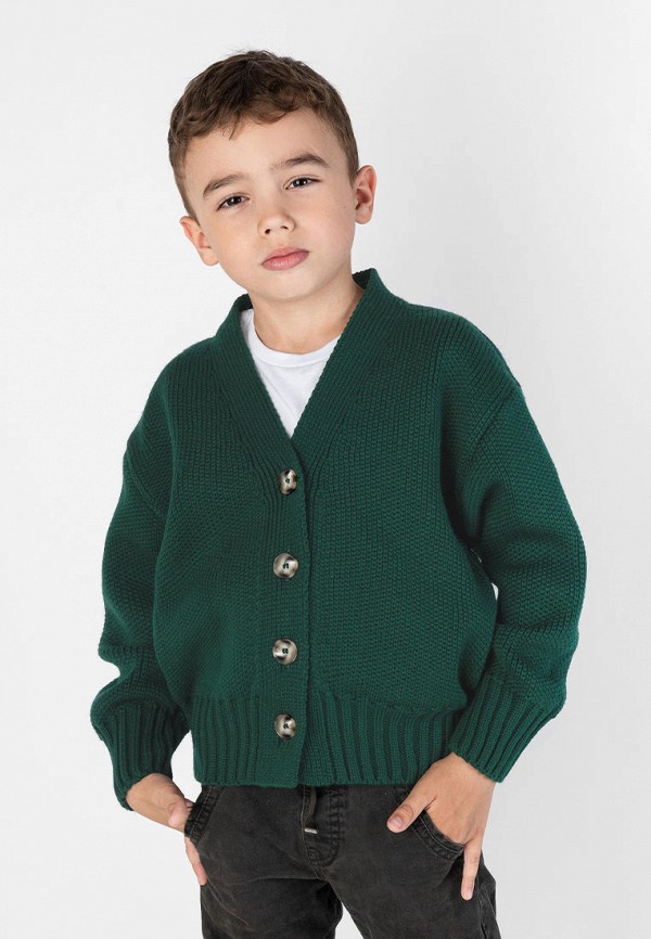 Кардиган Bossa Nova зеленый, размер 122, фото 5