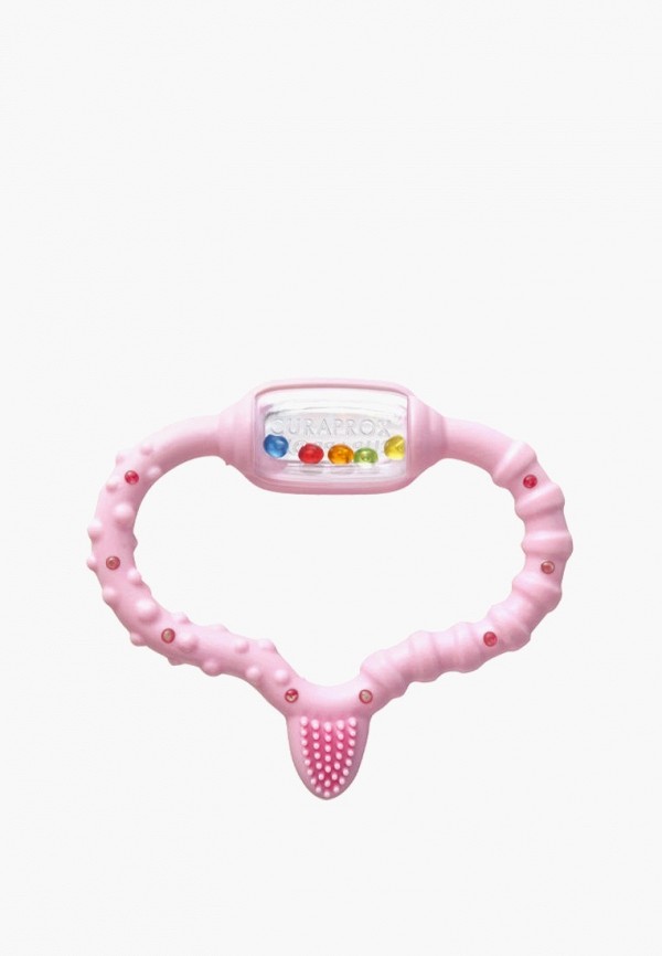 

Прорезыватель Curaprox, Розовый, Curababygirl pink