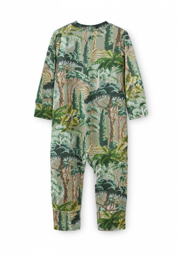 Комбинезон бельевой Happy Baby зеленый, размер 68, фото 2