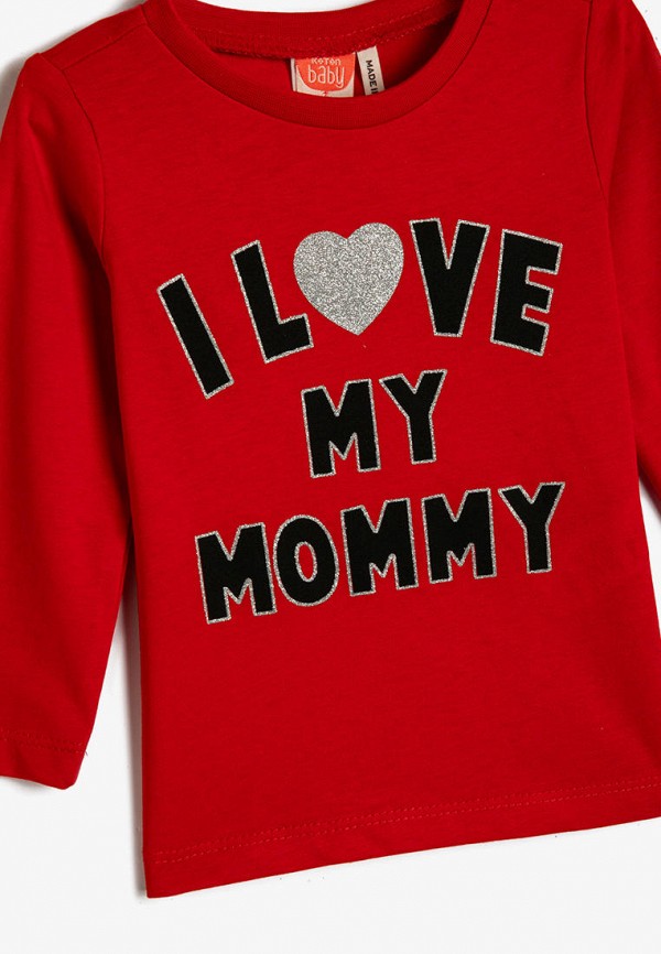 Лонгслив Koton красный, размер 98, фото 3