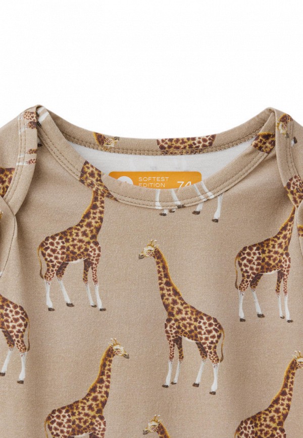 Боди Happy Baby бежевый, размер 74, фото 3