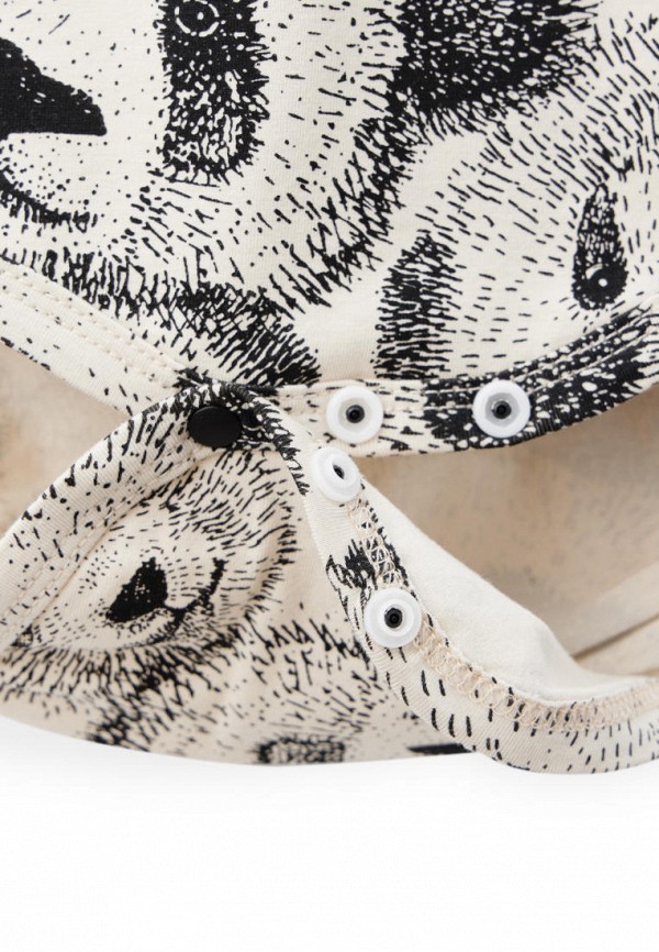 Боди Happy Baby белый, размер 74, фото 6