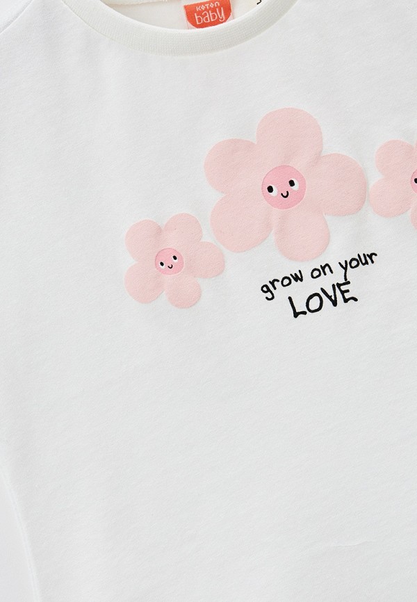 Футболка Koton белый, размер 74, фото 3