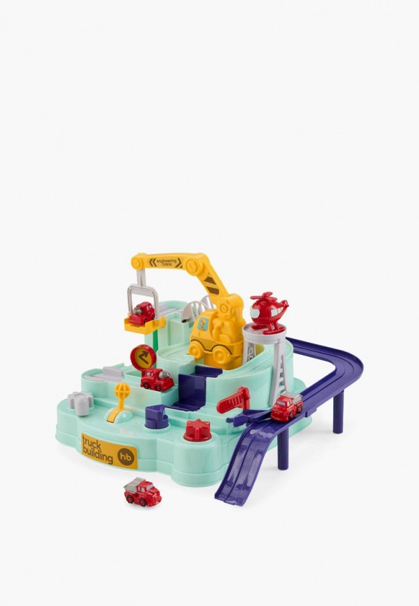Набор игровой Happy Baby автотрек с машинками ходунки детские с электронной игровой панелью amarobaby walking baby цвет зеленый