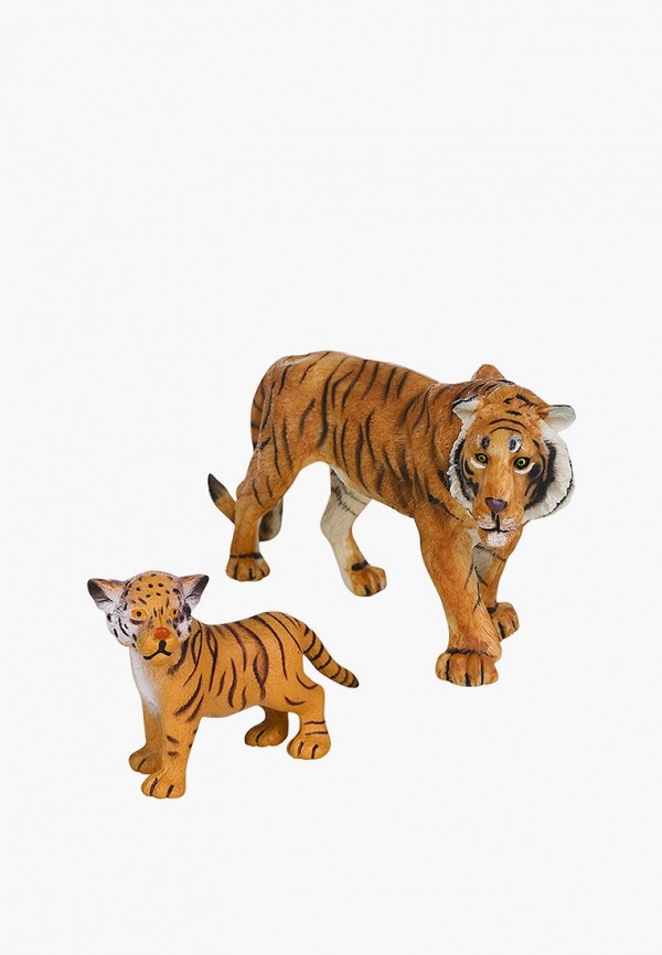 Набор фигурок Masai Mara Семья тигров, 2 предмета (тигр и тигренок), серия: Мир диких животных
