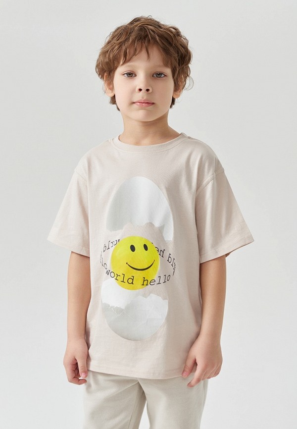 

Футболка Happy Baby, Бежевый, двусторонняя