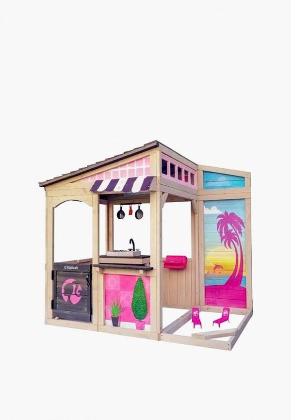 Набор игровой KidKraft Открытый уличный домик-веранда для детей, с кухней и песочницей