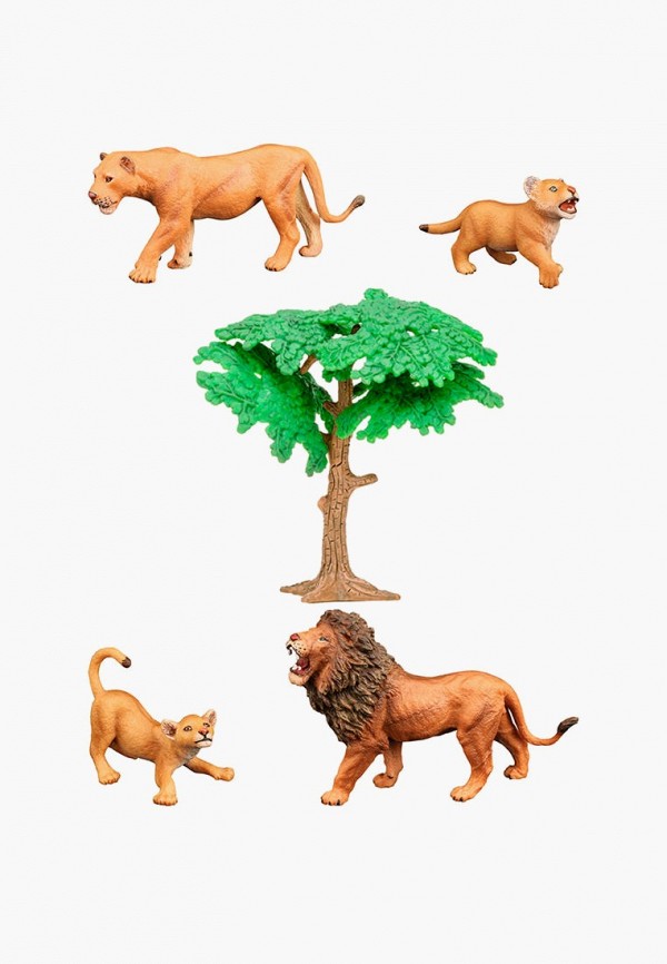 Набор фигурок Masai Mara Семья львов, 5 предметов набор фигурок семья слонов 5 предметов