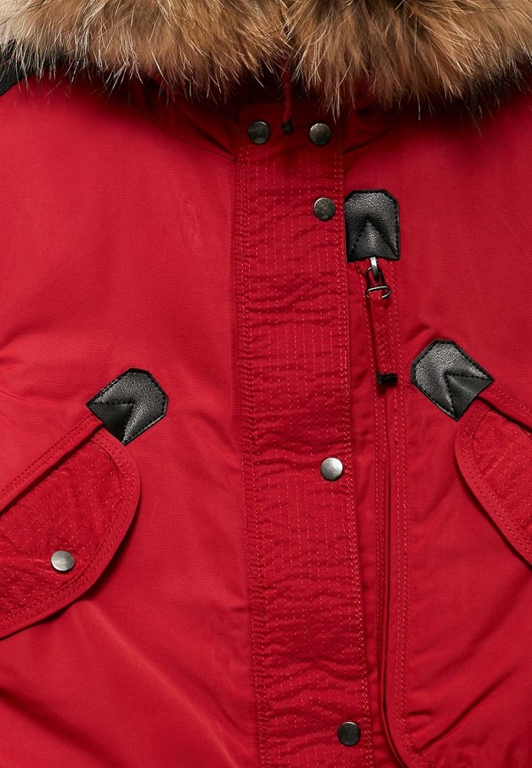 Куртка для девочки утепленная Jan Steen цвет красный  Фото 3