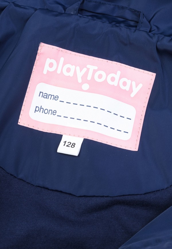 Куртка для девочки PlayToday цвет синий  Фото 5