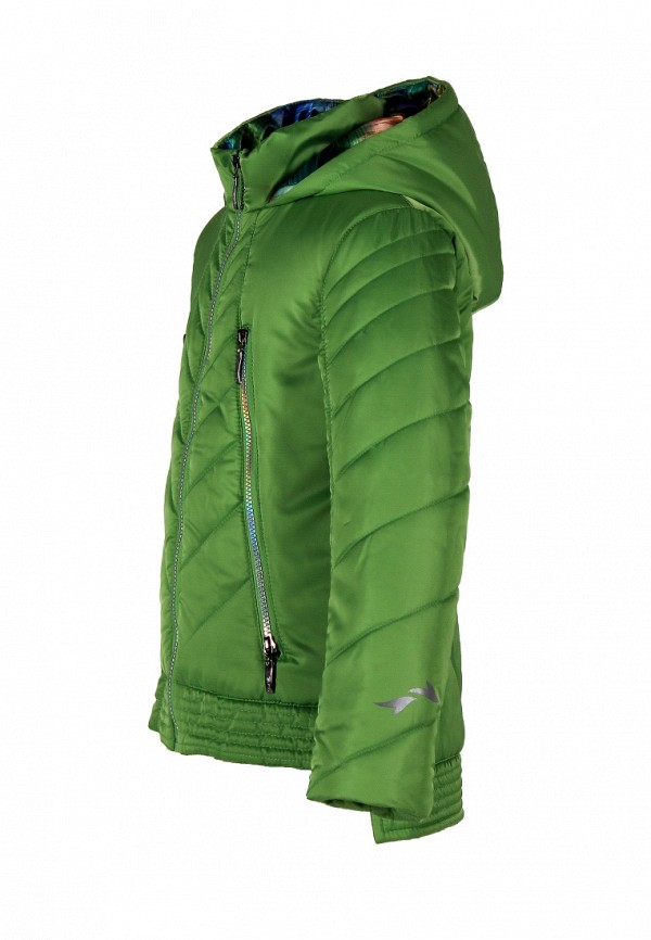 Куртка для девочки утепленная Талви цвет зеленый  Фото 2