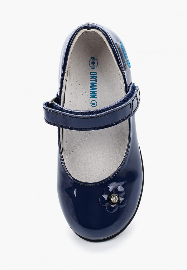 Туфли для девочки Ortmann цвет синий  Фото 4