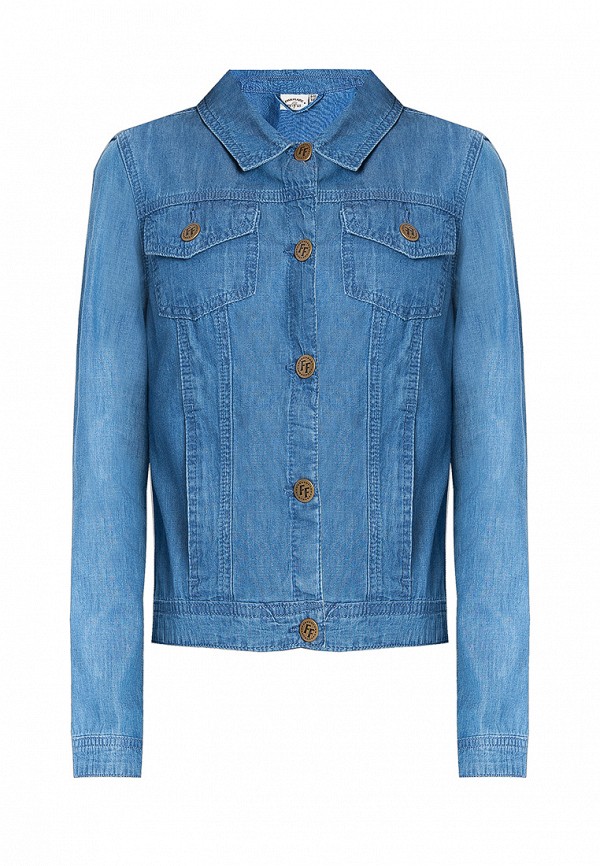 Куртка для девочки джинсовая Finn Flare цвет голубой 