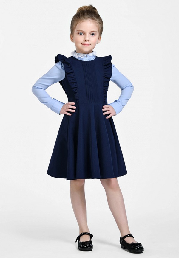 Платья для девочки Alisia Fiori цвет синий  Фото 3