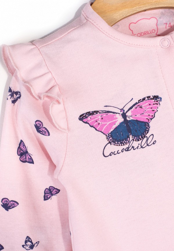 Детский комбинезон бельевой Coccodrillo цвет розовый  Фото 4