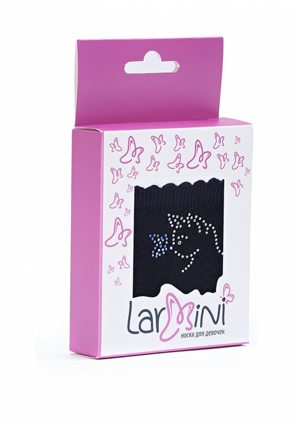 Носки для девочки Larmini цвет синий  Фото 2