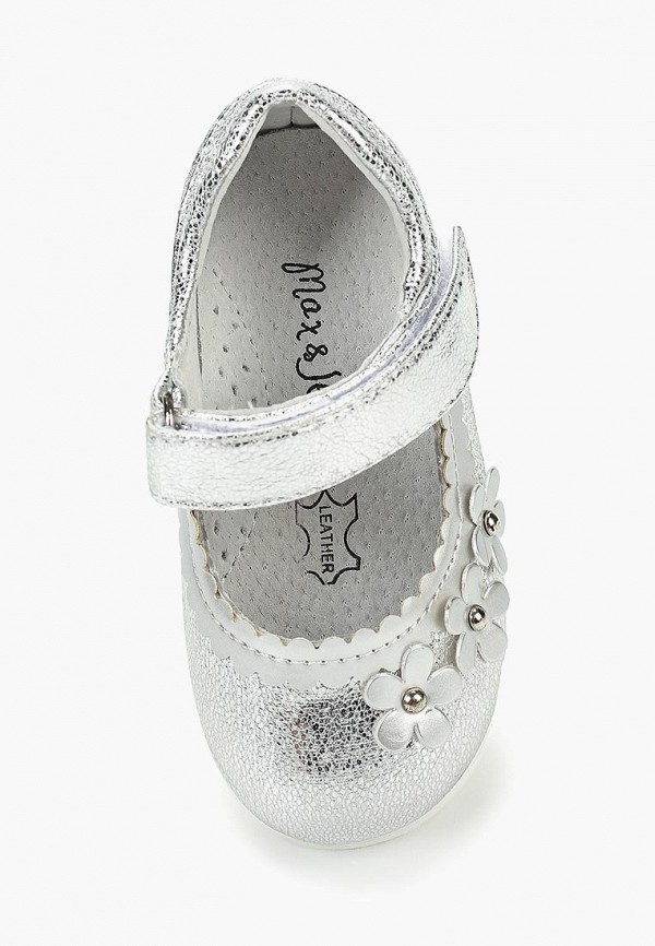 Туфли для девочки Max & Jessi цвет серебряный  Фото 4