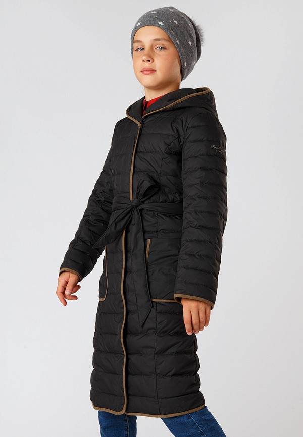 Куртка для девочки утепленная Finn Flare цвет черный  Фото 3