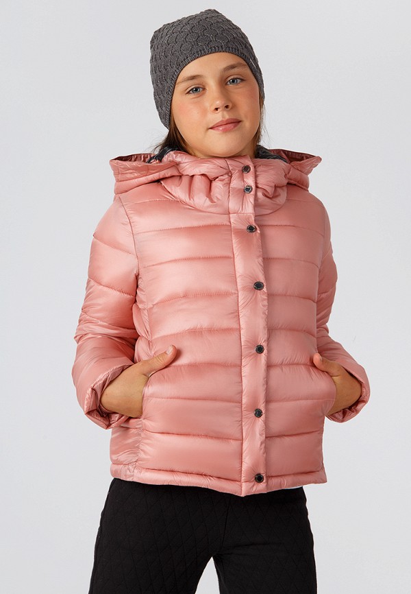 Куртка для девочки утепленная Finn Flare цвет коралловый  Фото 2