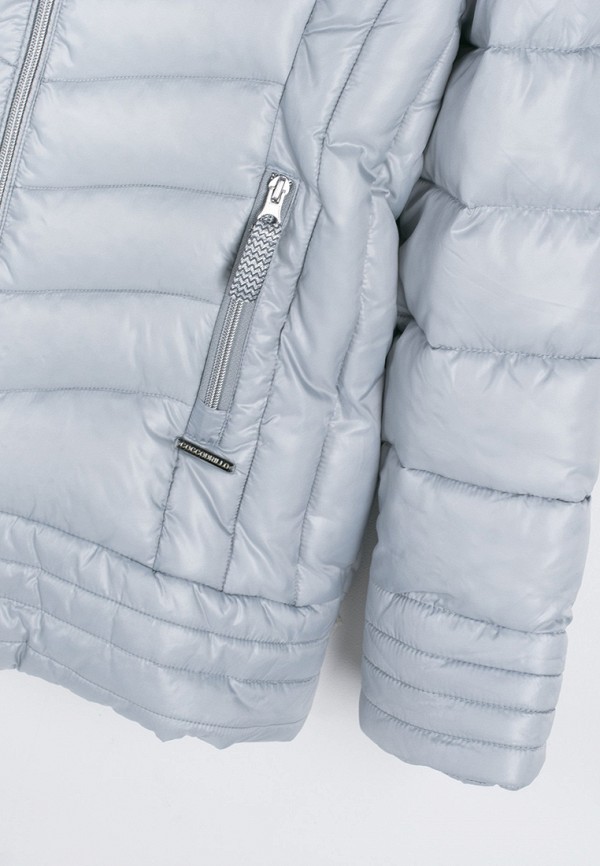 Куртка для девочки утепленная Coccodrillo цвет серый  Фото 4