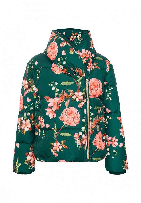 Куртка для девочки утепленная Смена цвет зеленый 