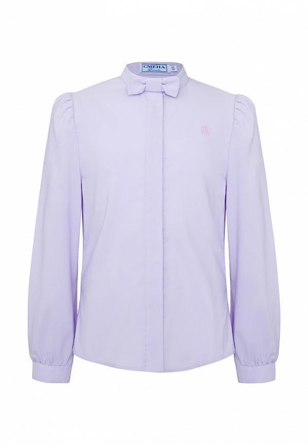 Блуза Смена цвет фиолетовый 