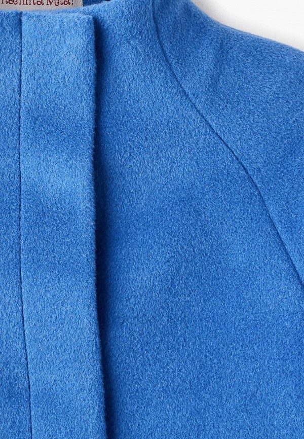 Пальто для девочки Mamma Mila! цвет голубой  Фото 3