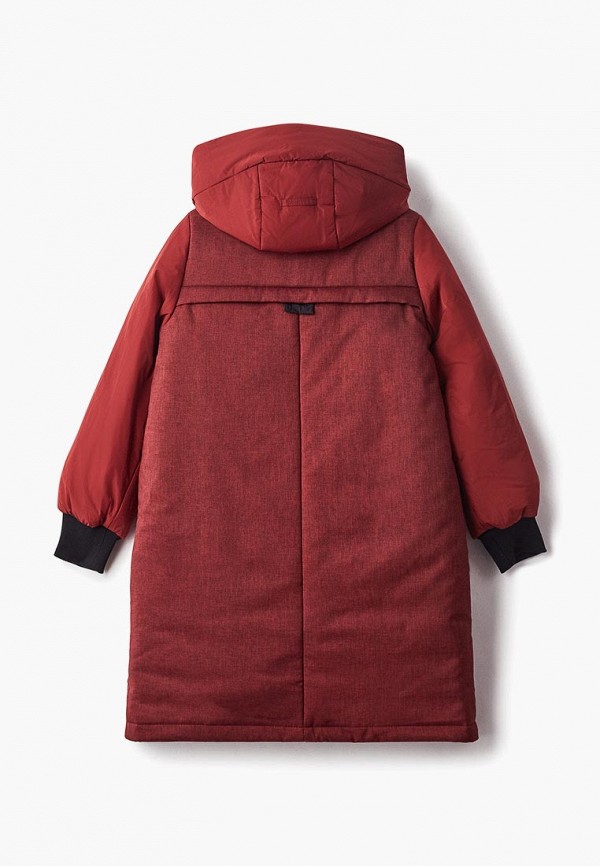 Куртка для девочки утепленная RionaKids цвет бордовый  Фото 2